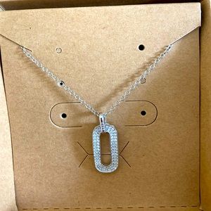 New Elegant 925 Sterling Silver Necklace